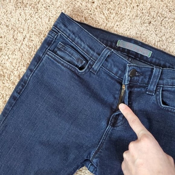Vintage Y2K J Brand Lowrise Bootleg Blue Jeans - Picture 4 of 7